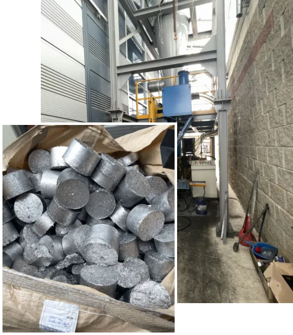 Metal Chips Briquetting Machine Helps A Korean Company Achieve Green Production and Cost Optimization